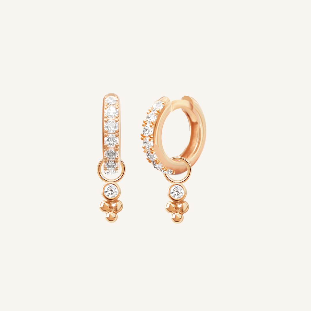 Clarity Crystal Hoops