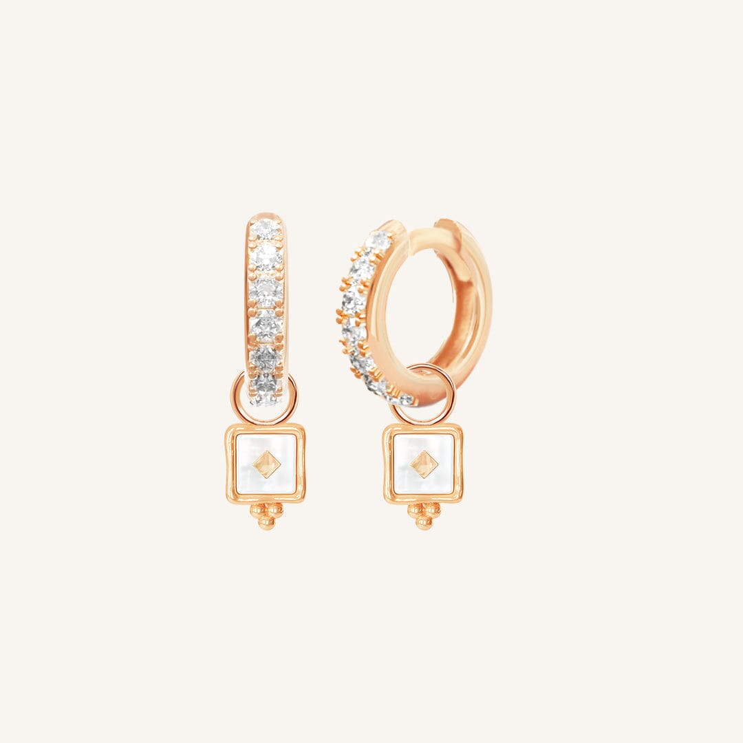 Intuition Crystal Hoops