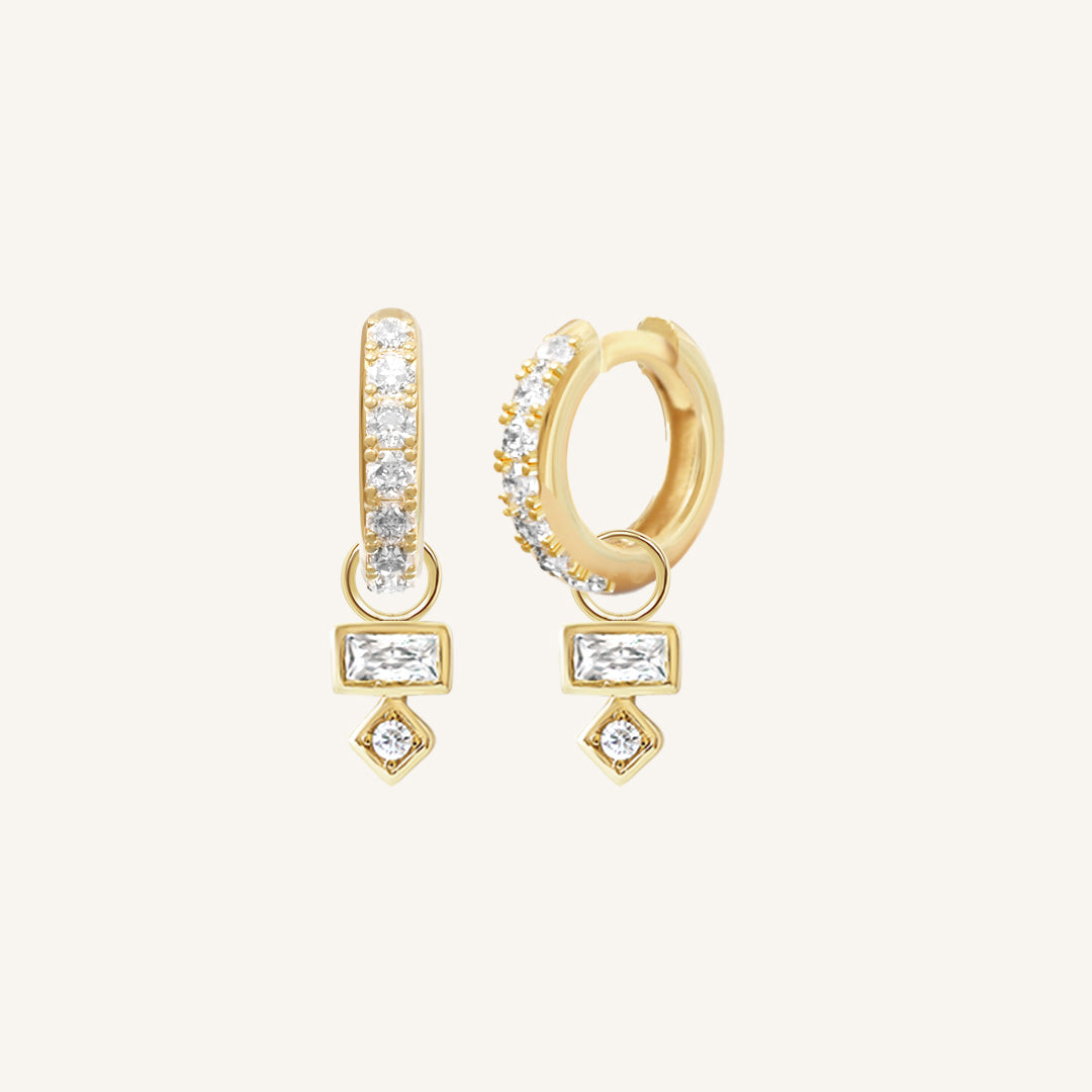 Resilience Crystal Hoops