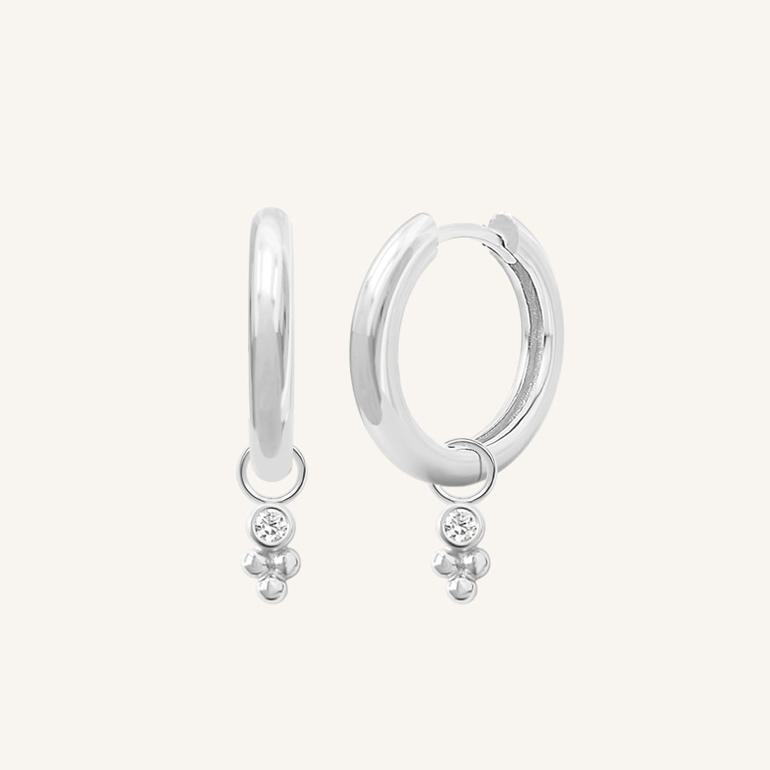 Clarity Plain Hoops