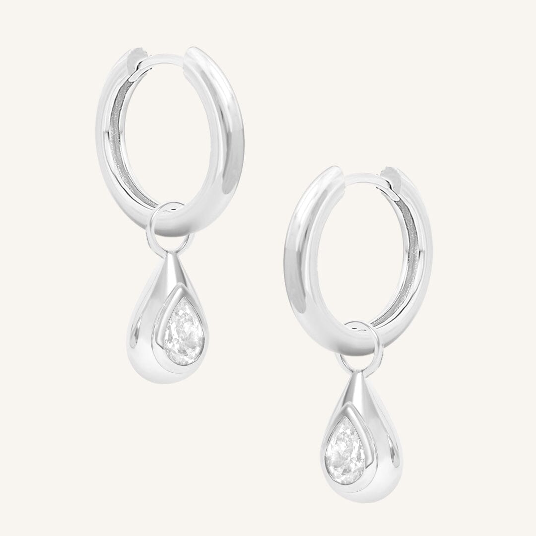 Rise Charm Hoops