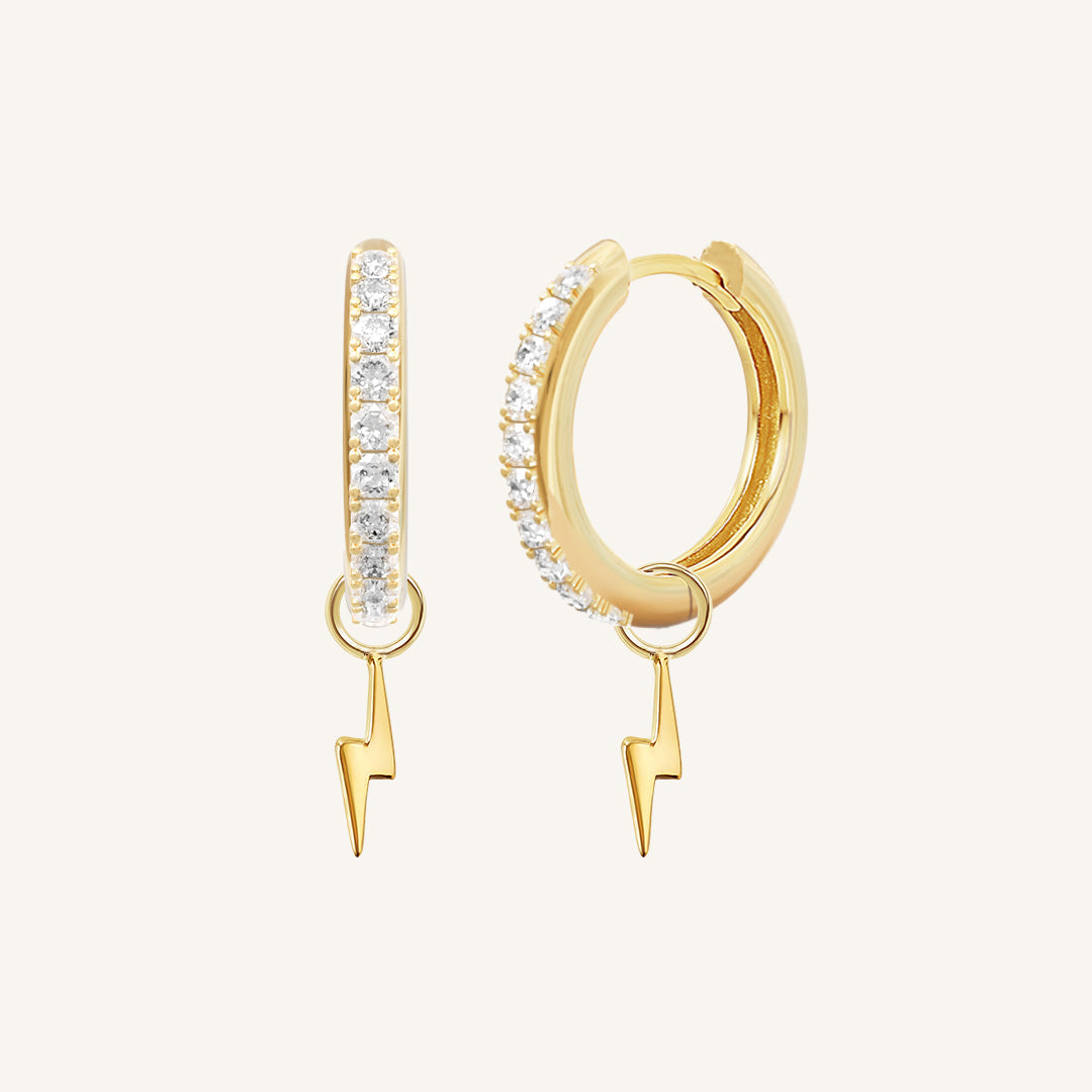 Ignite Crystal Hoops