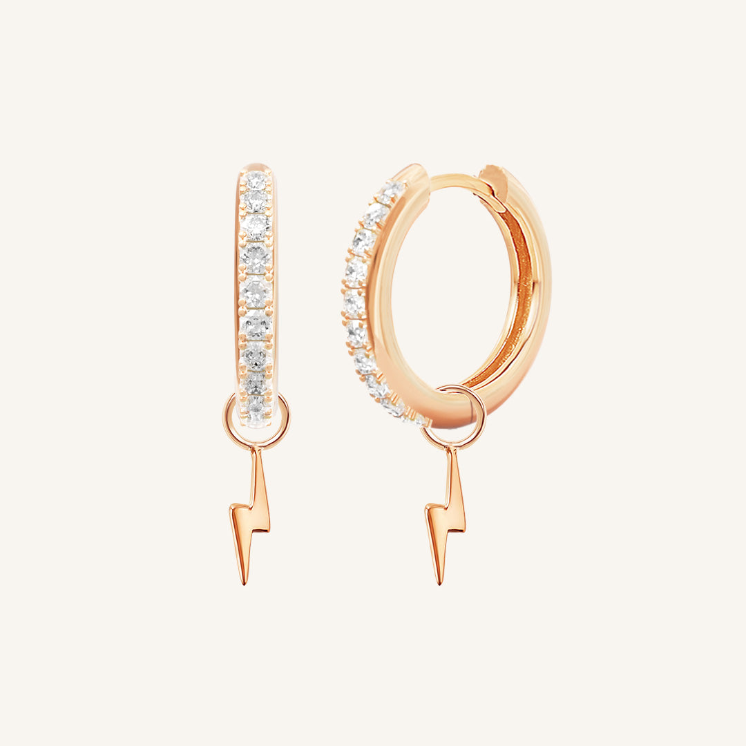 Ignite Crystal Hoops