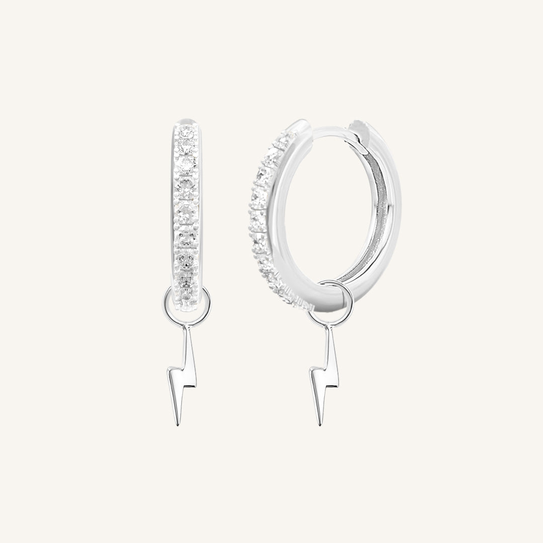 Ignite Crystal Hoops