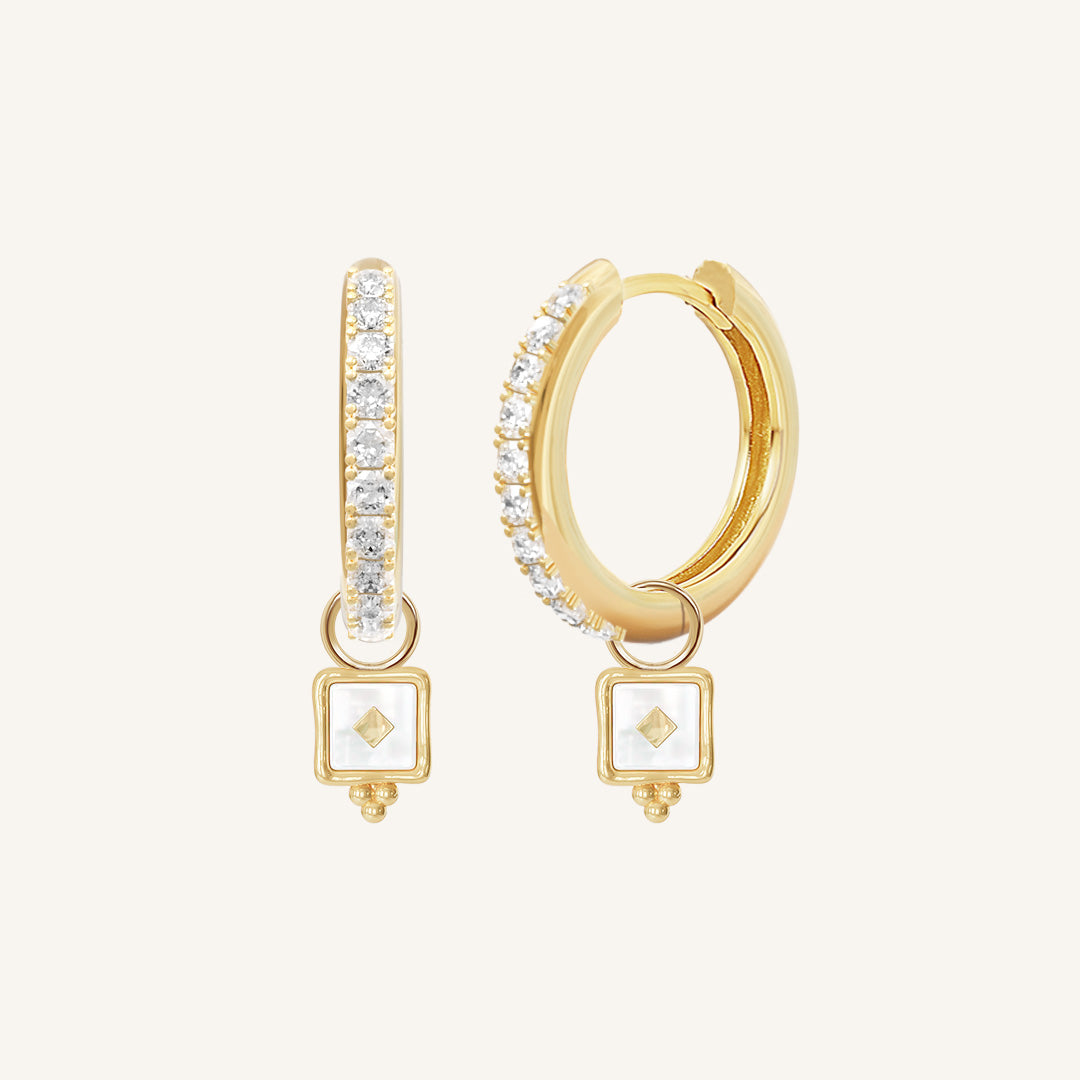 Intuition Crystal Hoops