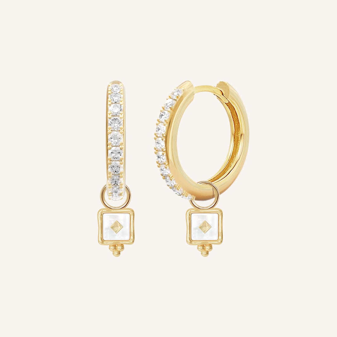 Intuition Crystal Hoops