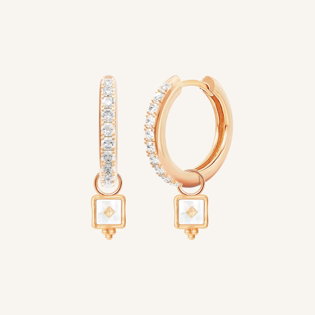 Intuition Crystal Hoops