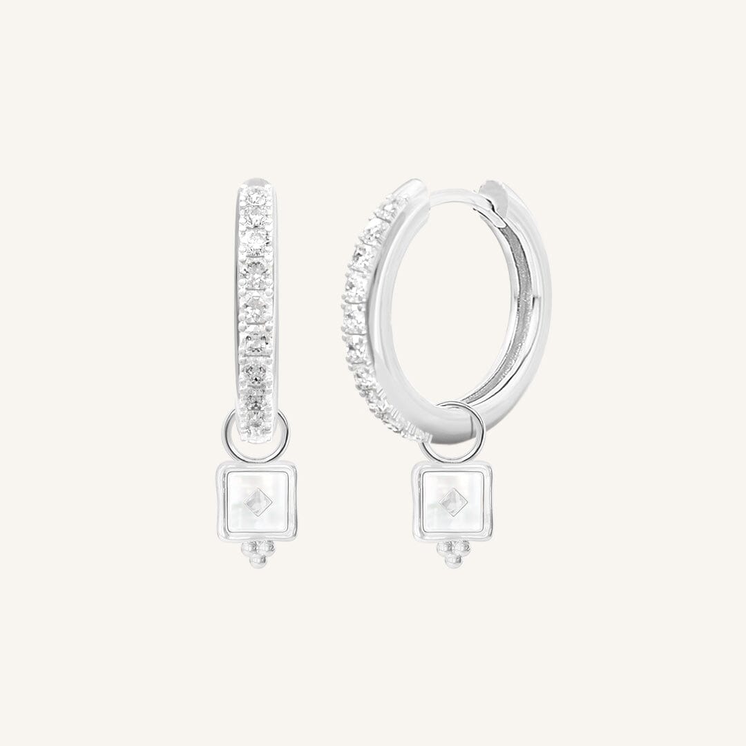 Intuition Crystal Hoops
