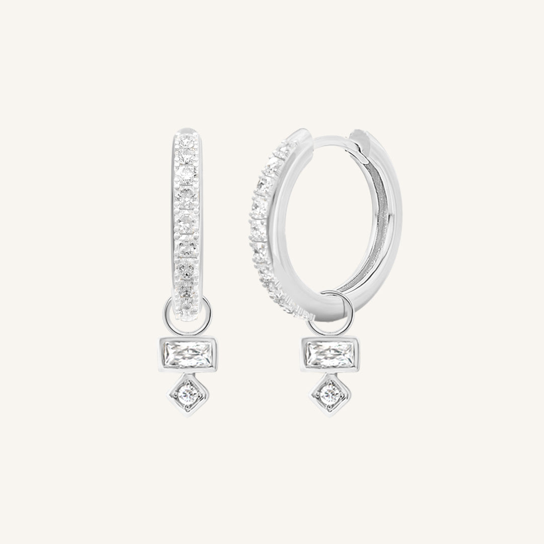 Resilience Crystal Hoops