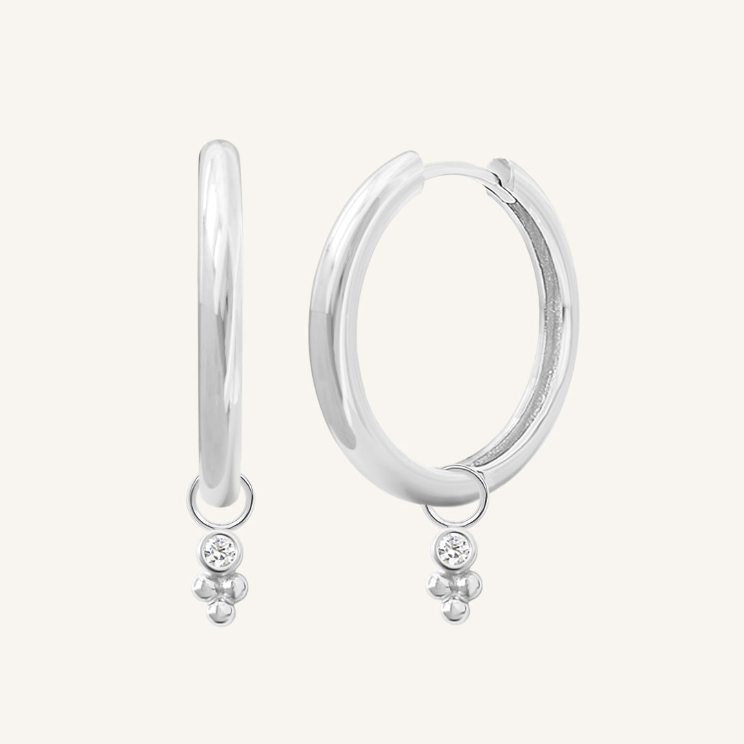 Clarity Plain Hoops