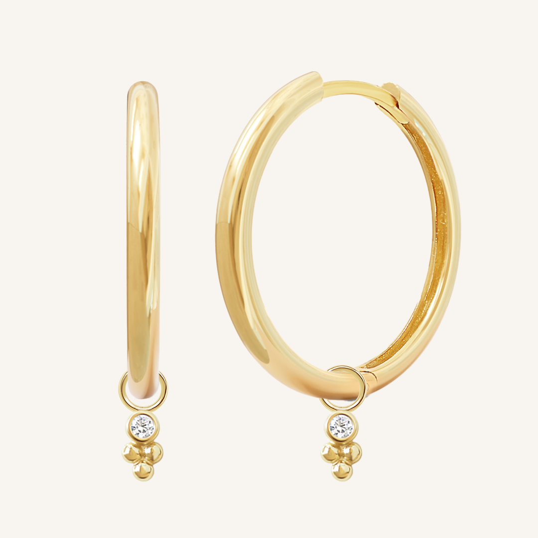 Clarity Plain Hoops