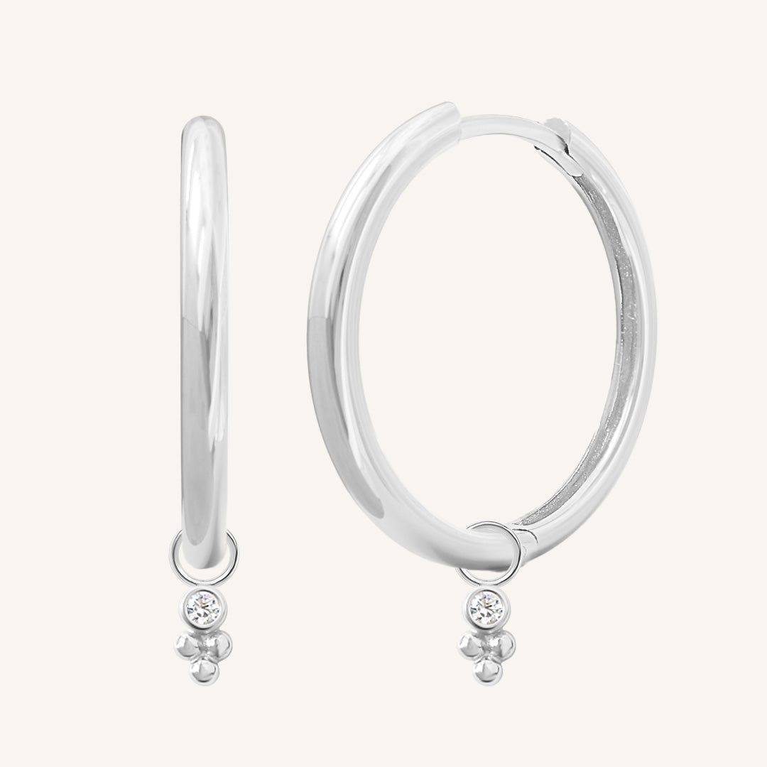 Clarity Plain Hoops