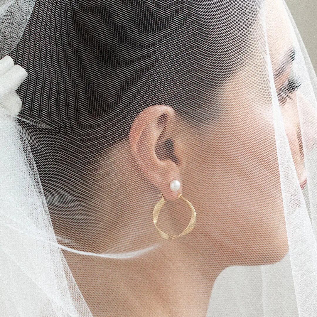 The Abigail Hoops by Francesca Jewellery from the Earrings Collection.