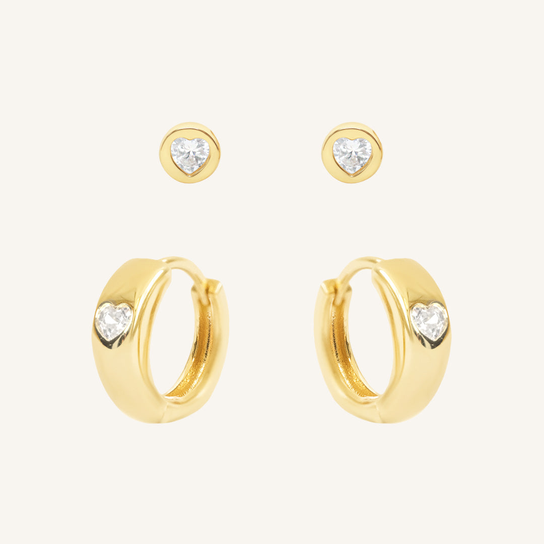 Adore Clear Earring Set