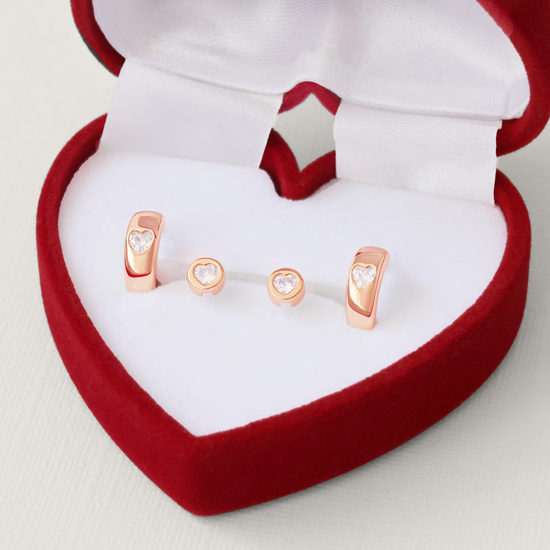 Adore Clear Earring Set