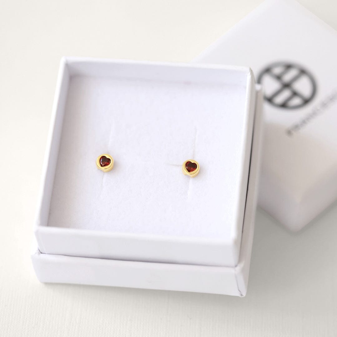 Adore Garnet Studs