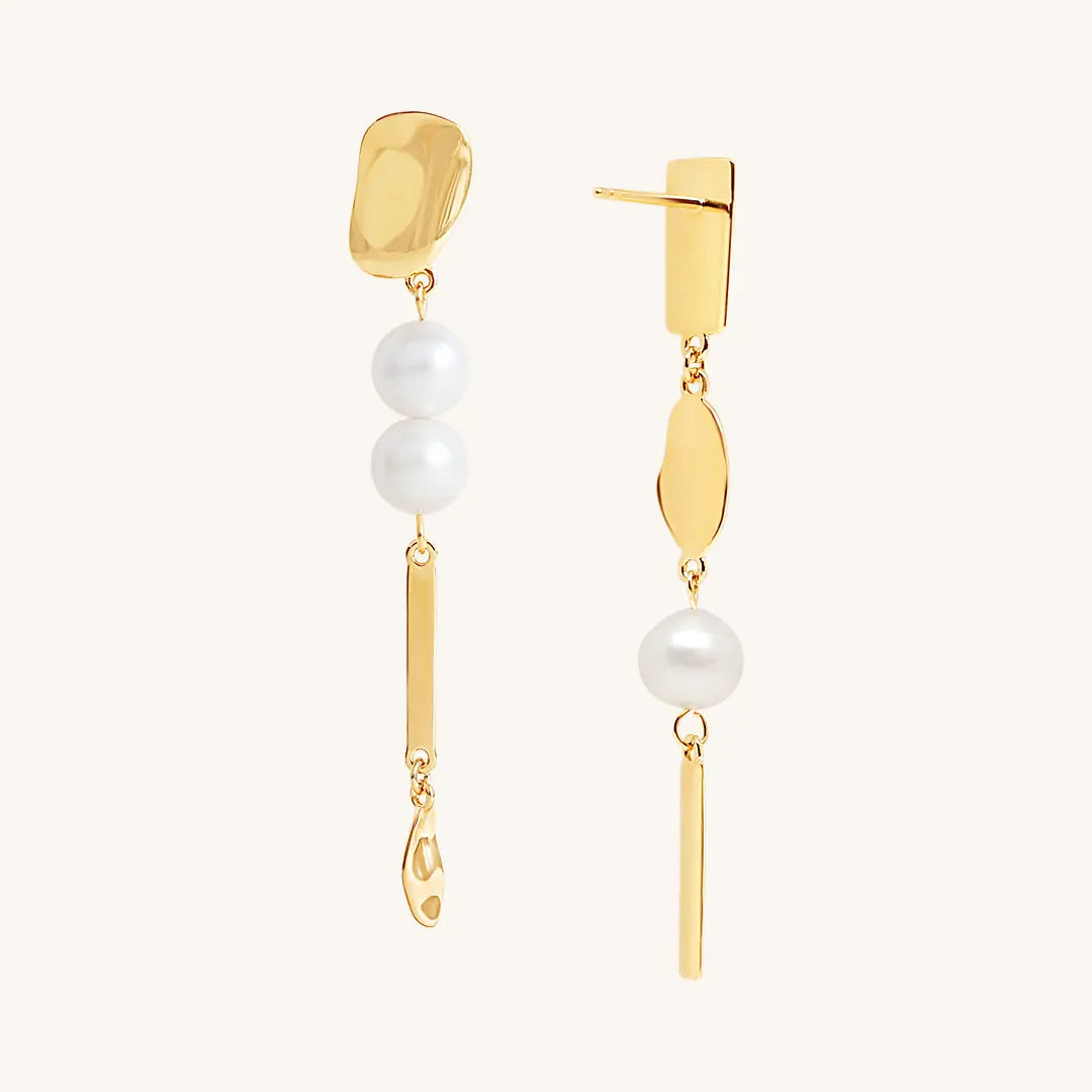 The GOLD Antony Earrings by Francesca Jewellery from the Earrings Collection.