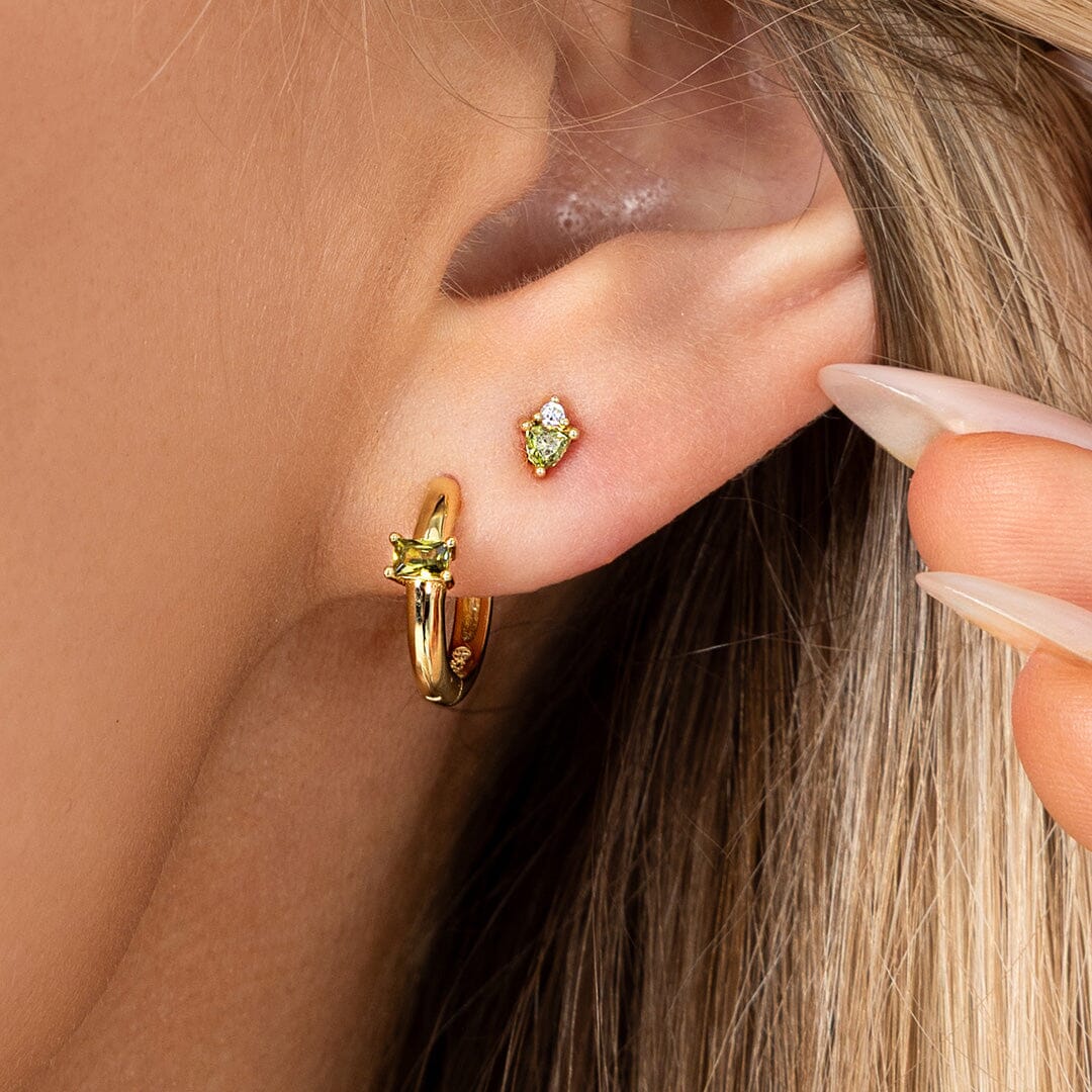 August Birthstone Studs