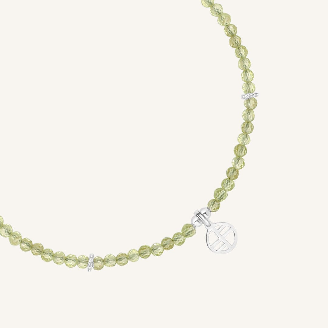 August Birthstone Necklace