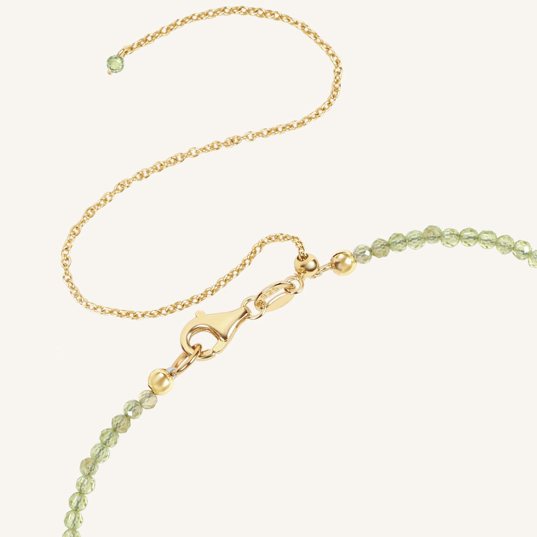 August Birthstone Necklace