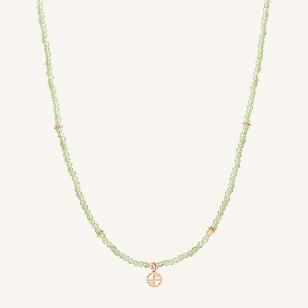 August Birthstone Necklace