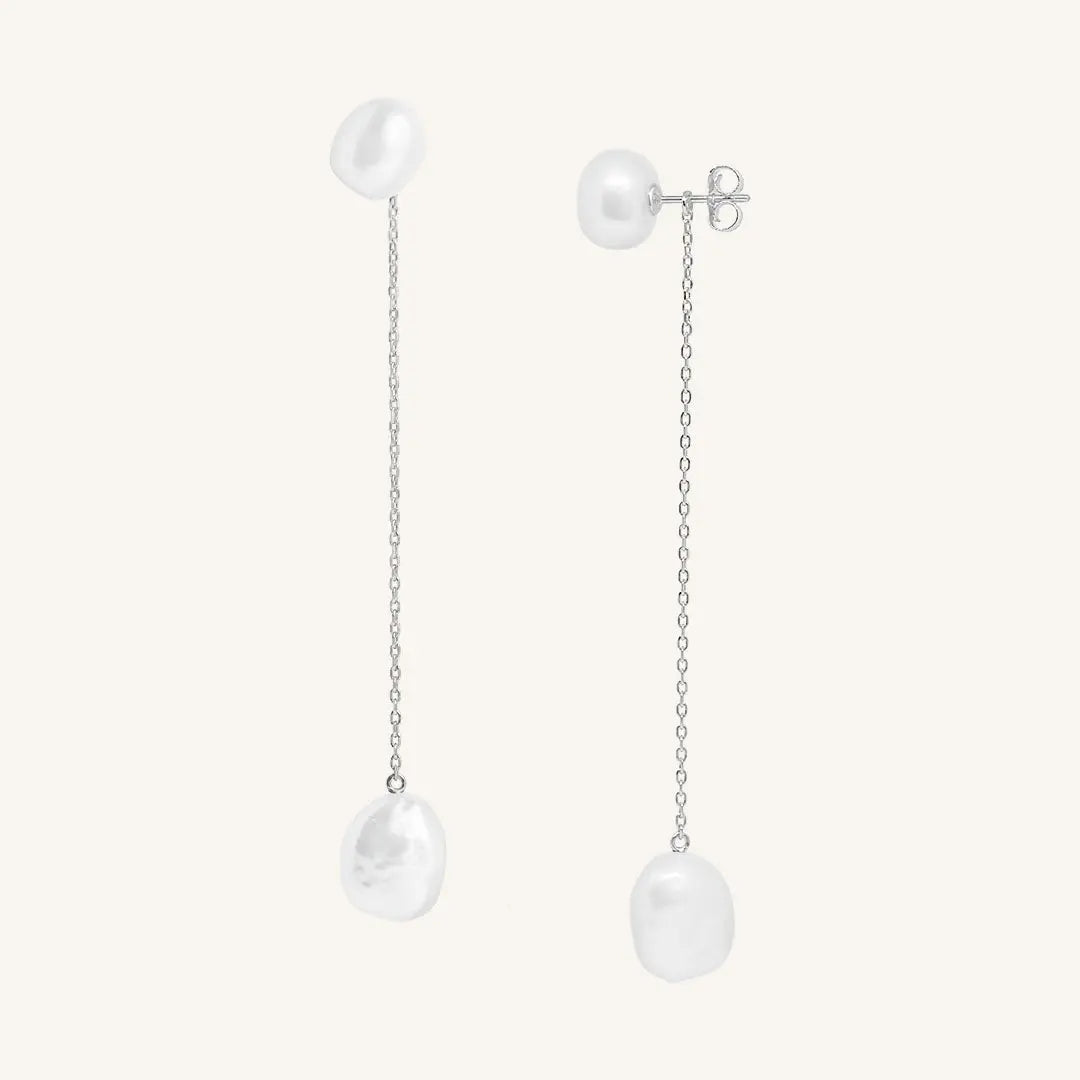 The SILVER Austen Drops by Francesca Jewellery from the Earrings Collection.