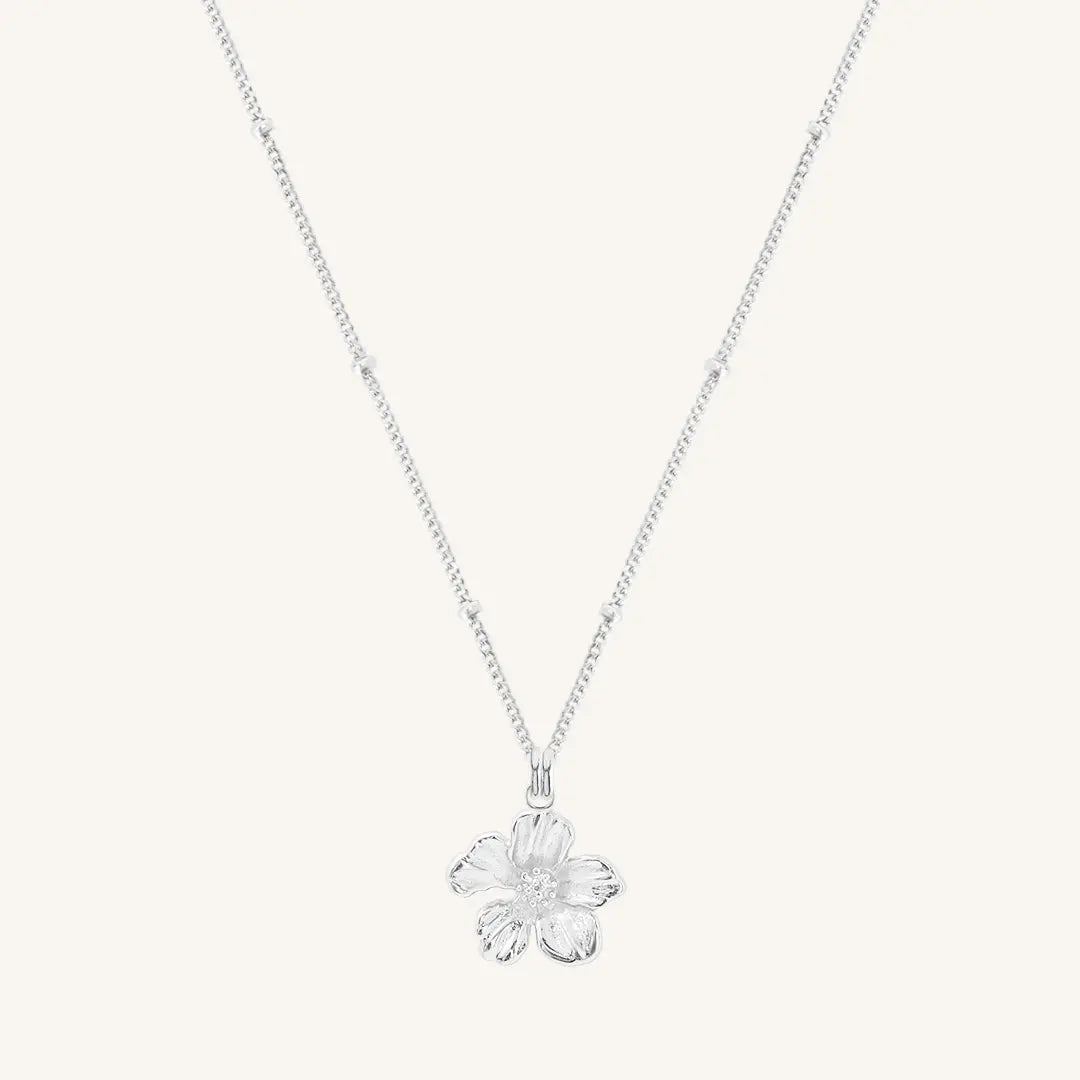 The SILVER-Bobble Azalea Necklace by Francesca Jewellery from the Necklaces Collection.