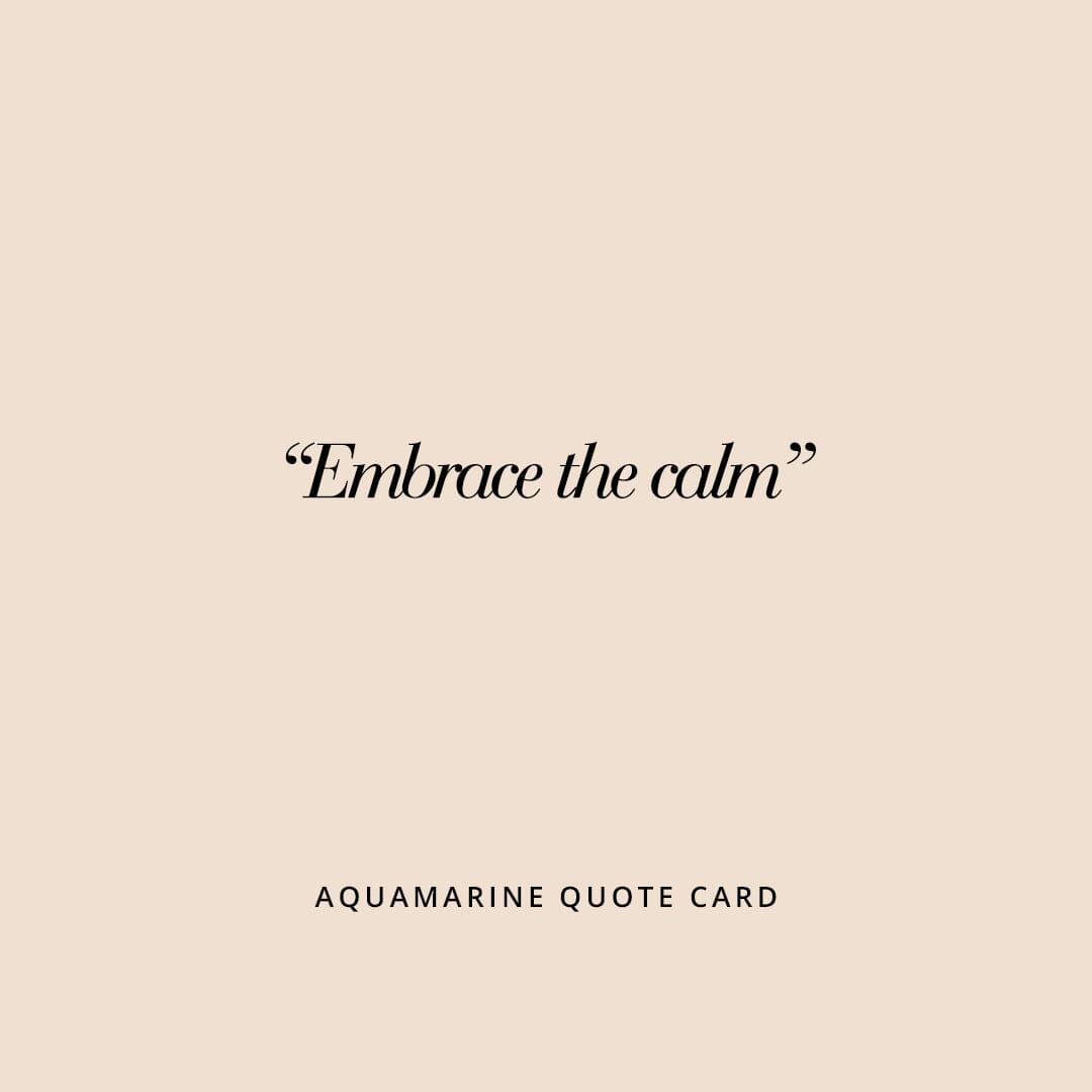 Aquamarine Charm Bracelet - Stone of Serenity