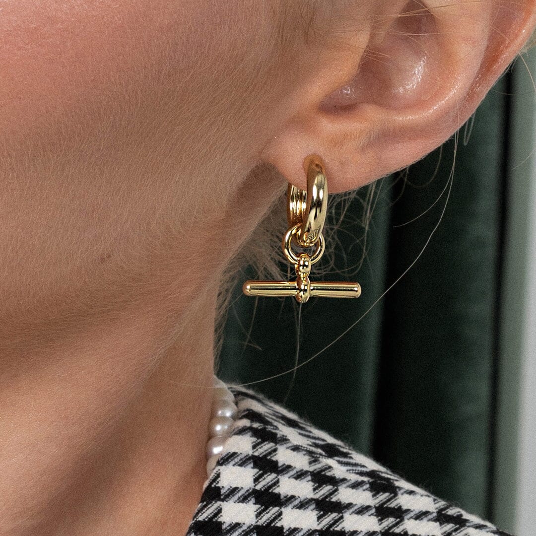 Etta T-Bar Hoops