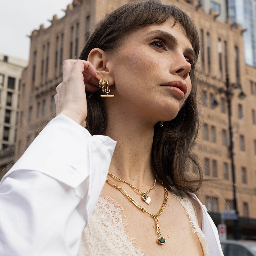 Etta T-Bar Hoops