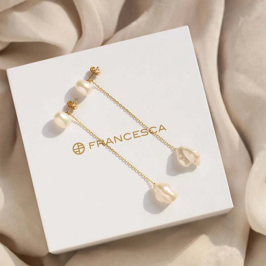 The Austen Drops by Francesca Jewellery from the Earrings Collection.