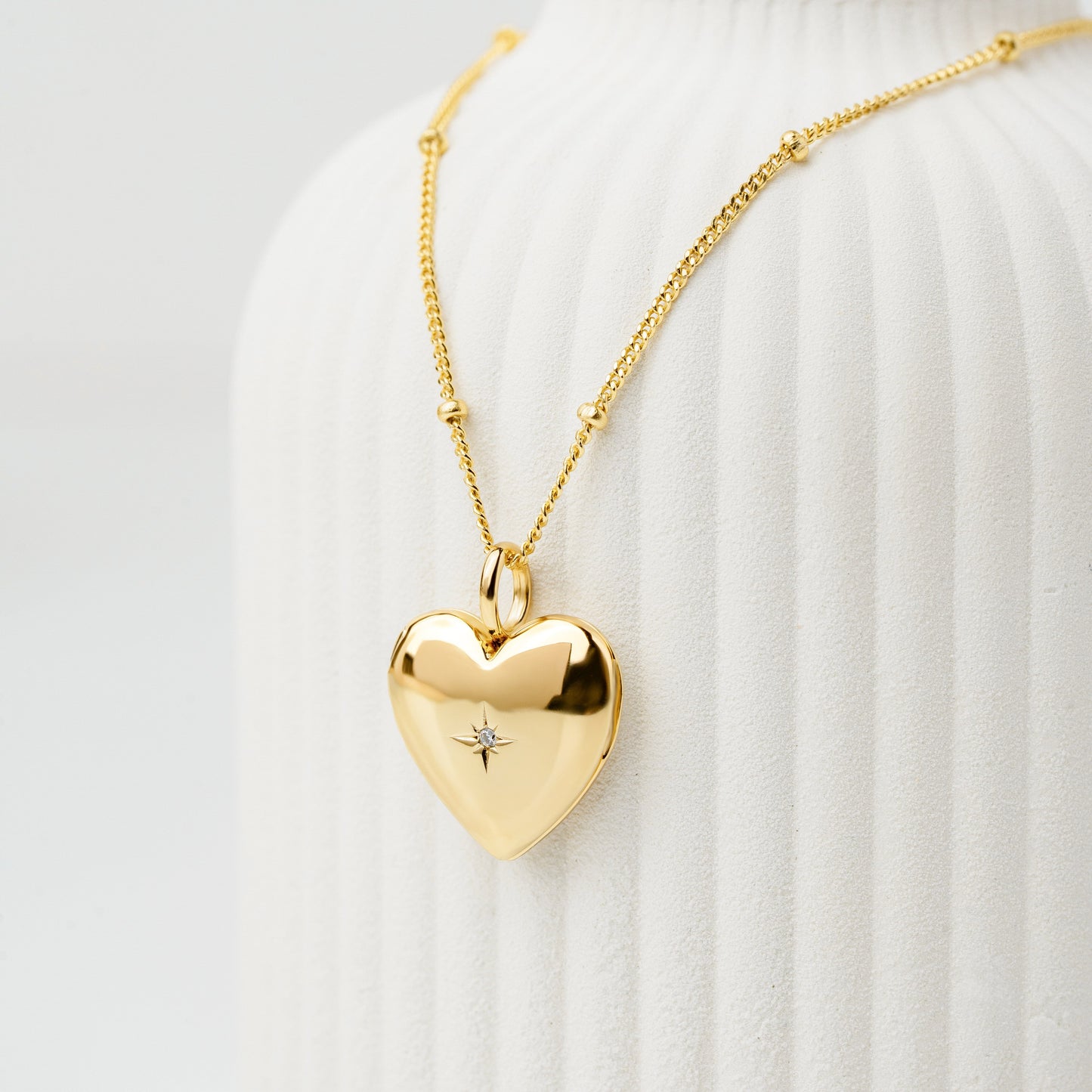 Behold Heart Photo Locket