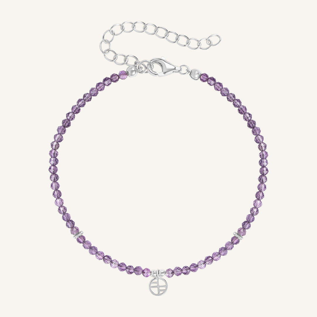 February Birthstone Bracelet