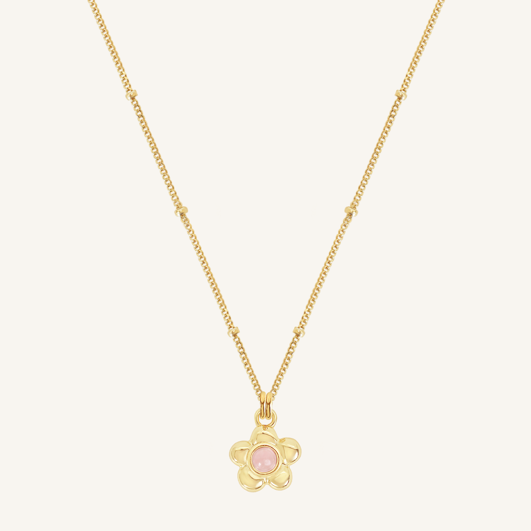 Blossom Flower Charm Necklace