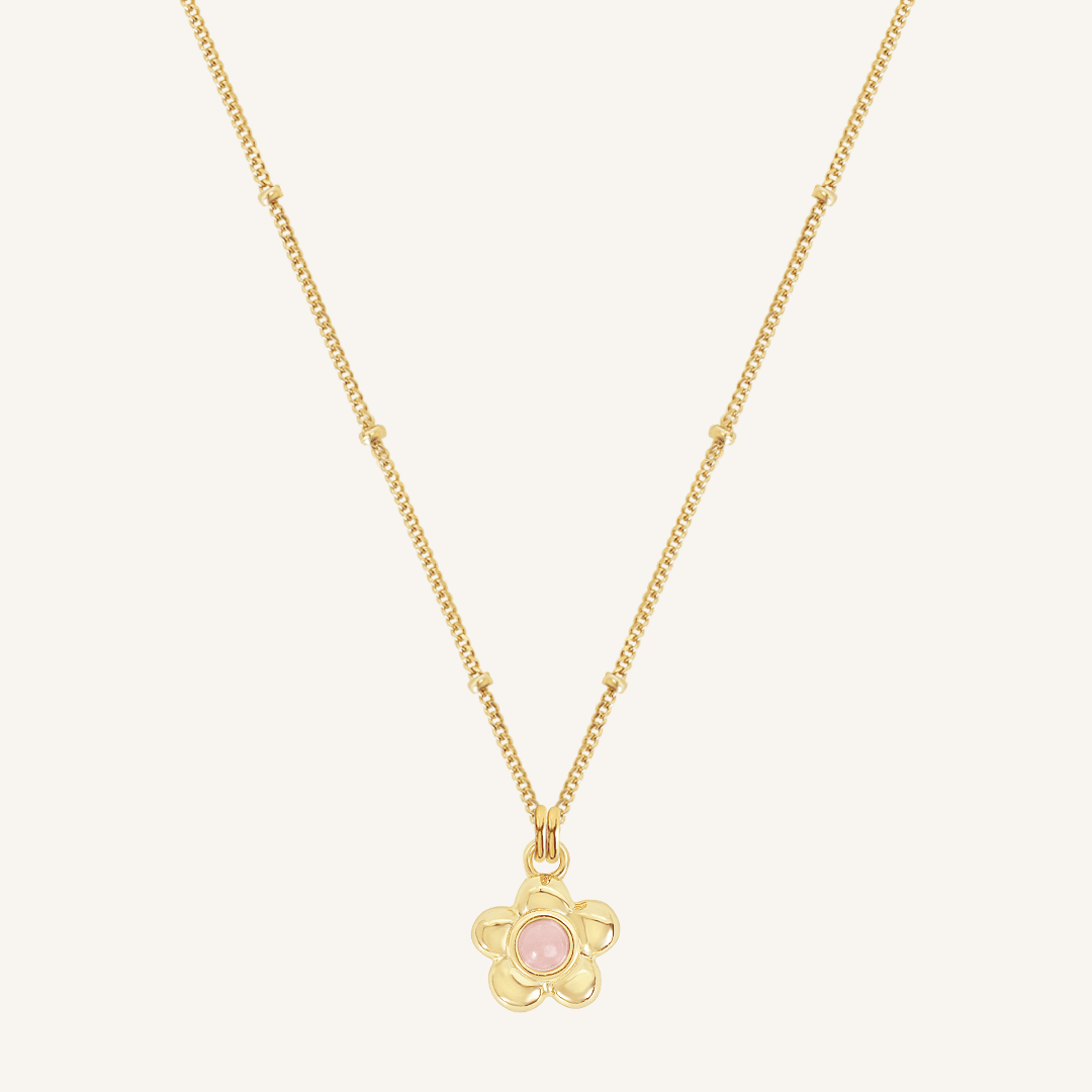Blossom Flower Charm Necklace