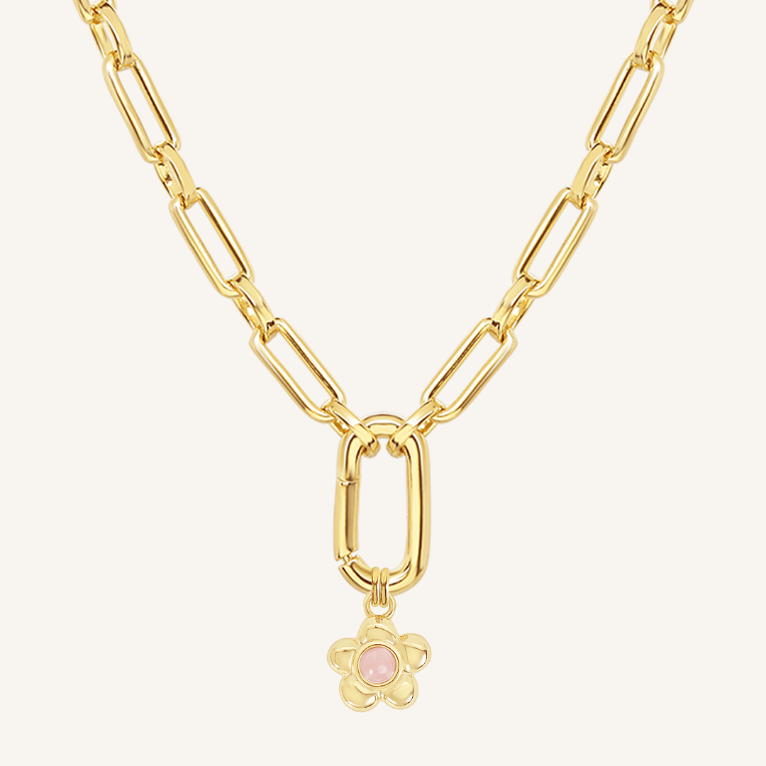 Blossom Flower Charm Necklace