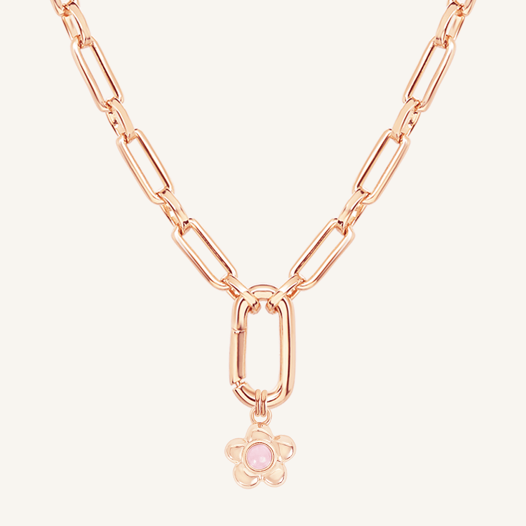 Blossom Flower Charm Necklace