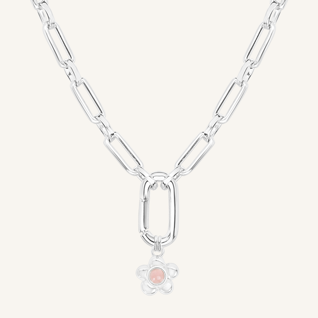 Blossom Flower Charm Necklace