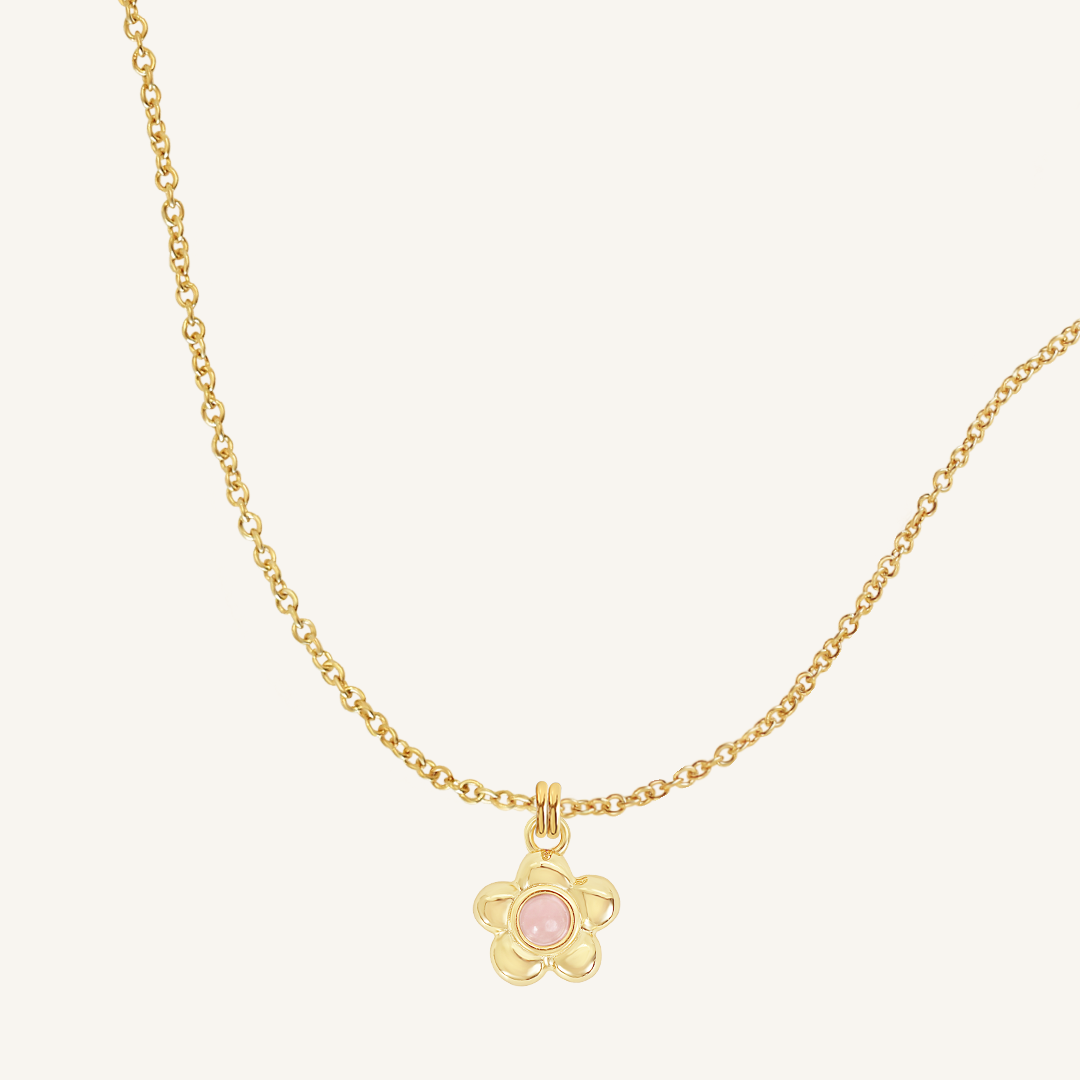 Blossom Flower Charm Necklace