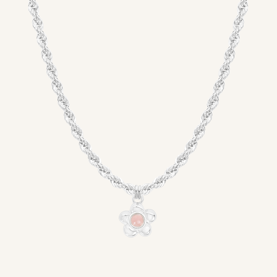Blossom Flower Charm Necklace