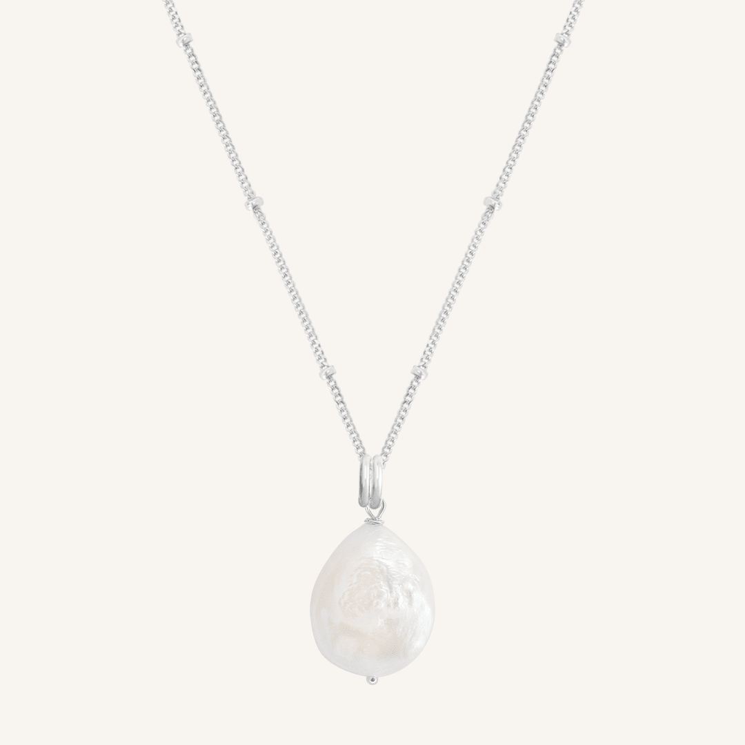 Capri Pearl Charm Necklace