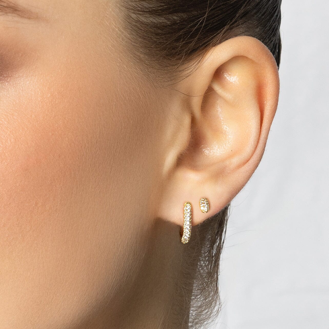 Mimi Pavé Hoops