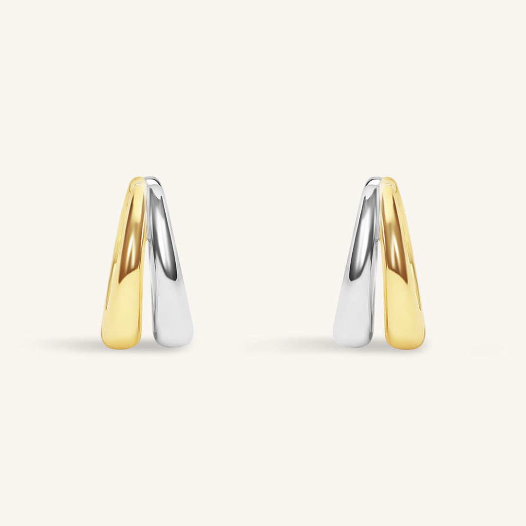 Cooper Duo Double Hoops