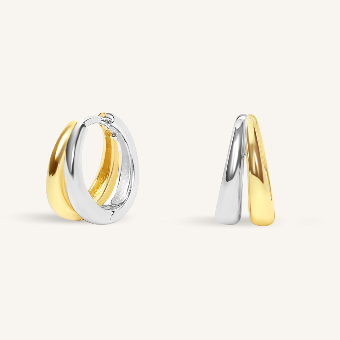 Cooper Duo Double Hoops