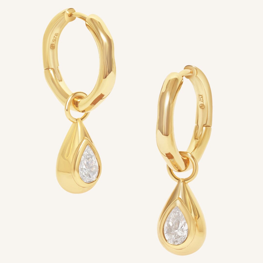Rise Charm Hoops