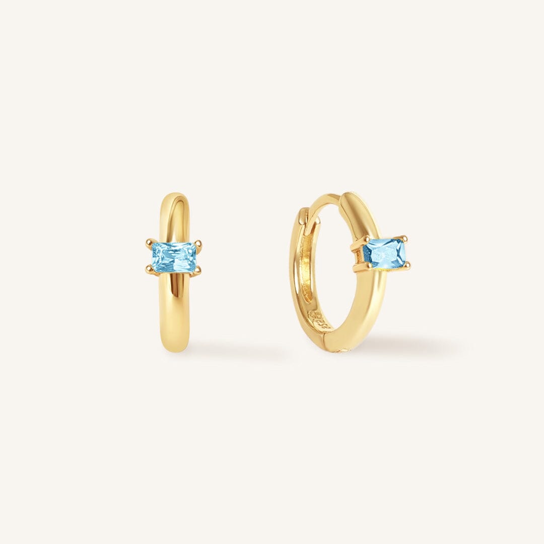 Birthstone Huggies