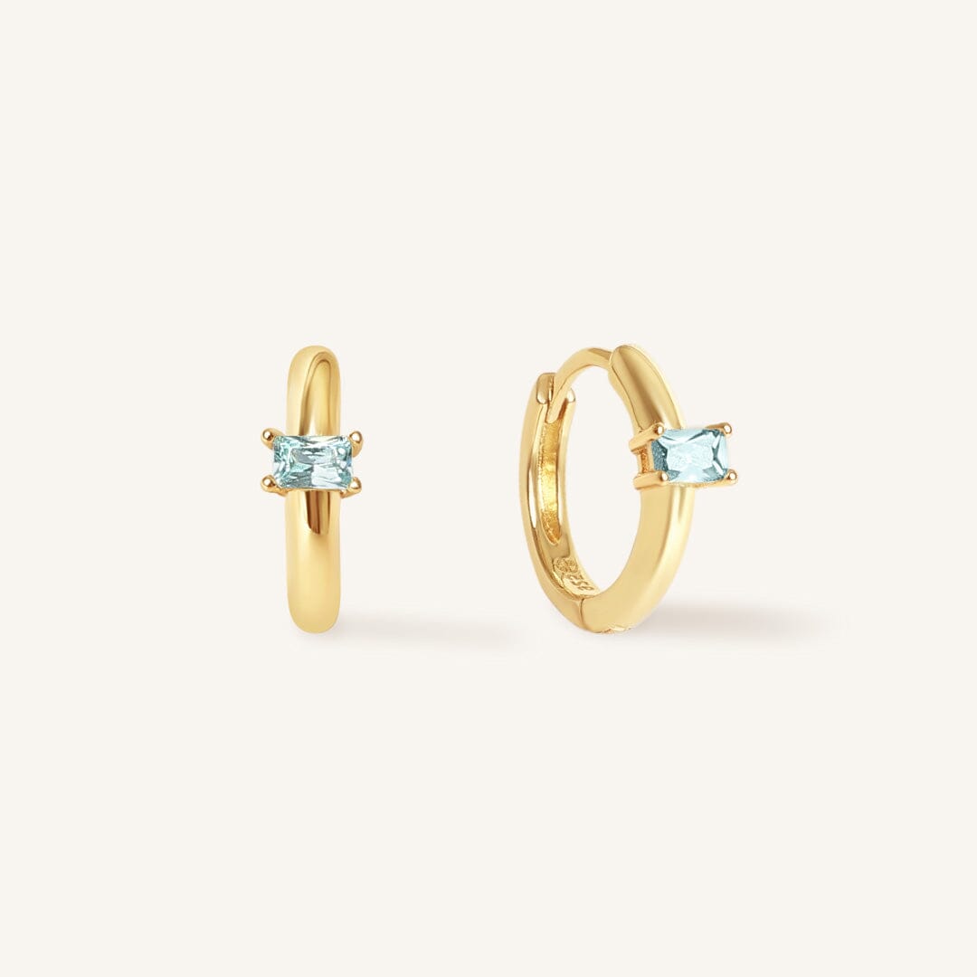 Birthstone Huggies