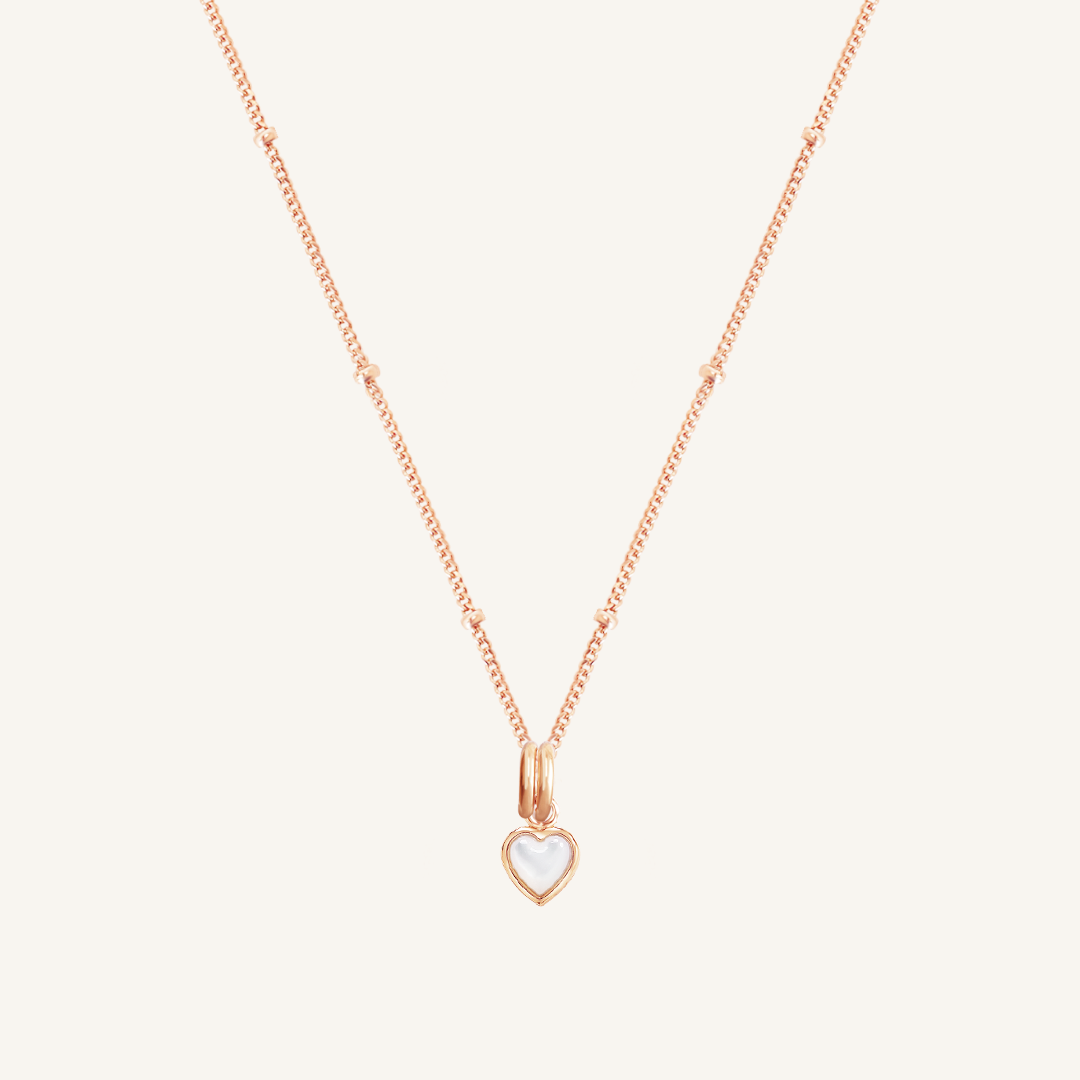 Devote Heart Charm Necklace