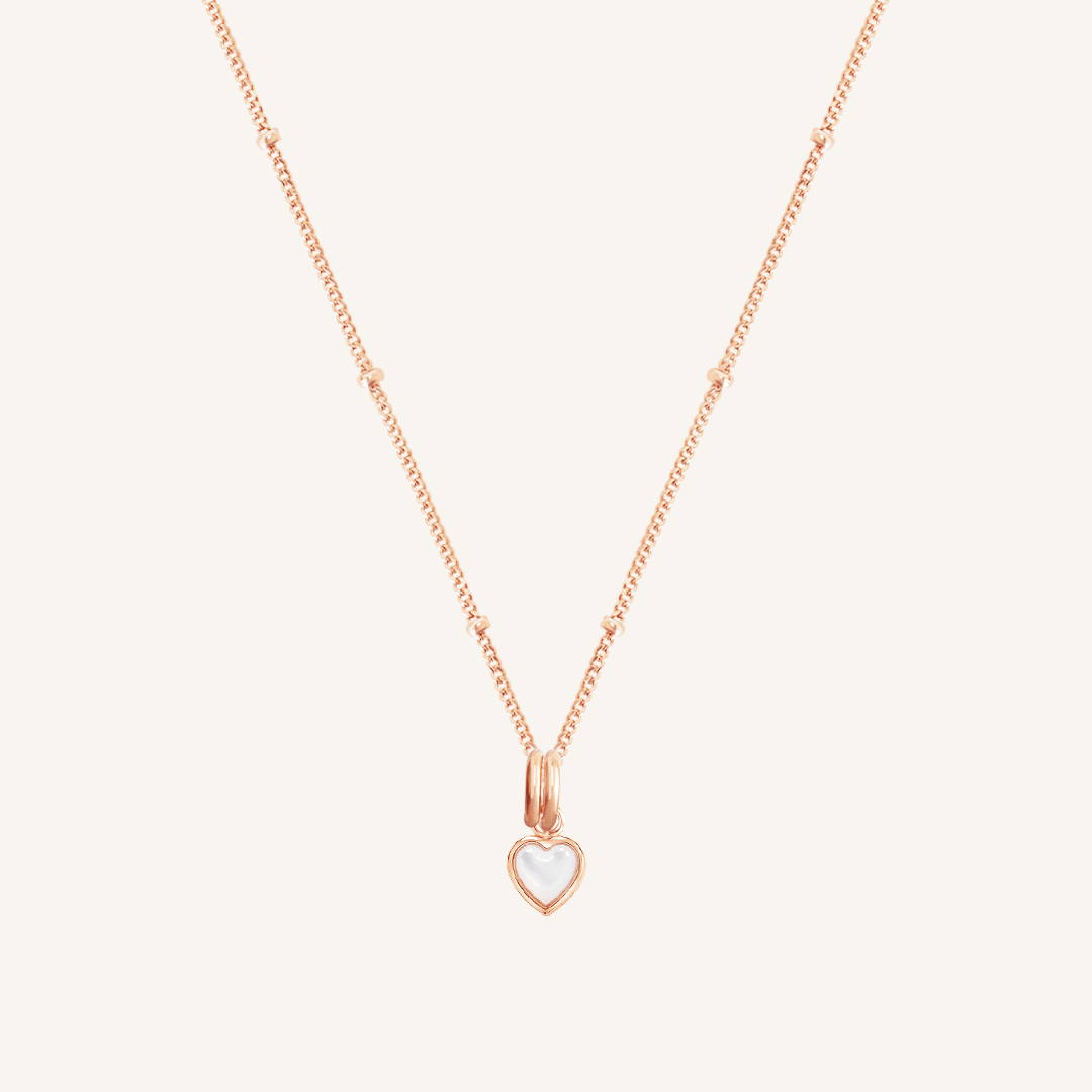 Devote Heart Charm Necklace