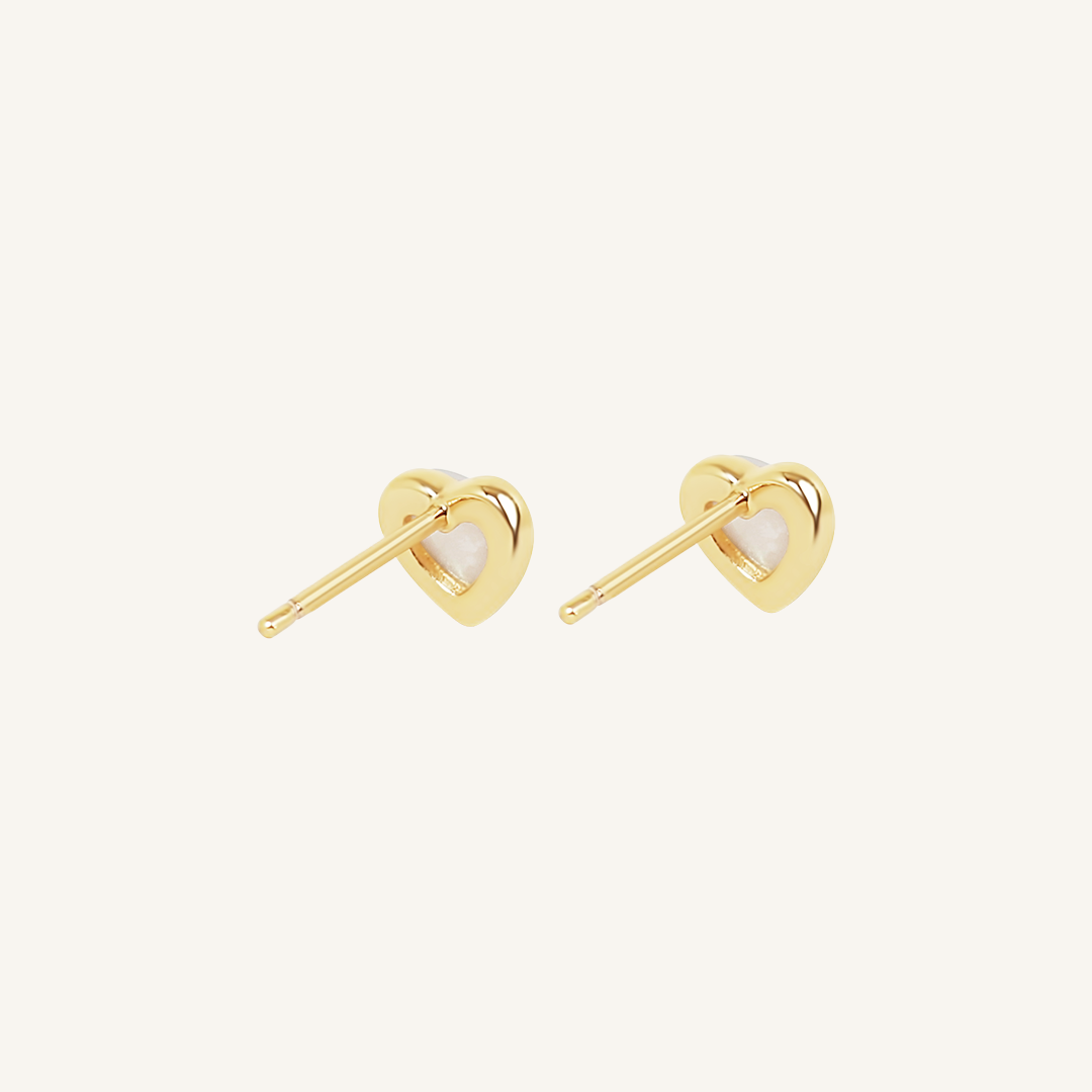 Devote Heart Studs